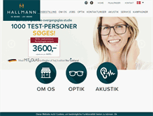 Tablet Screenshot of optik-hallmann.com